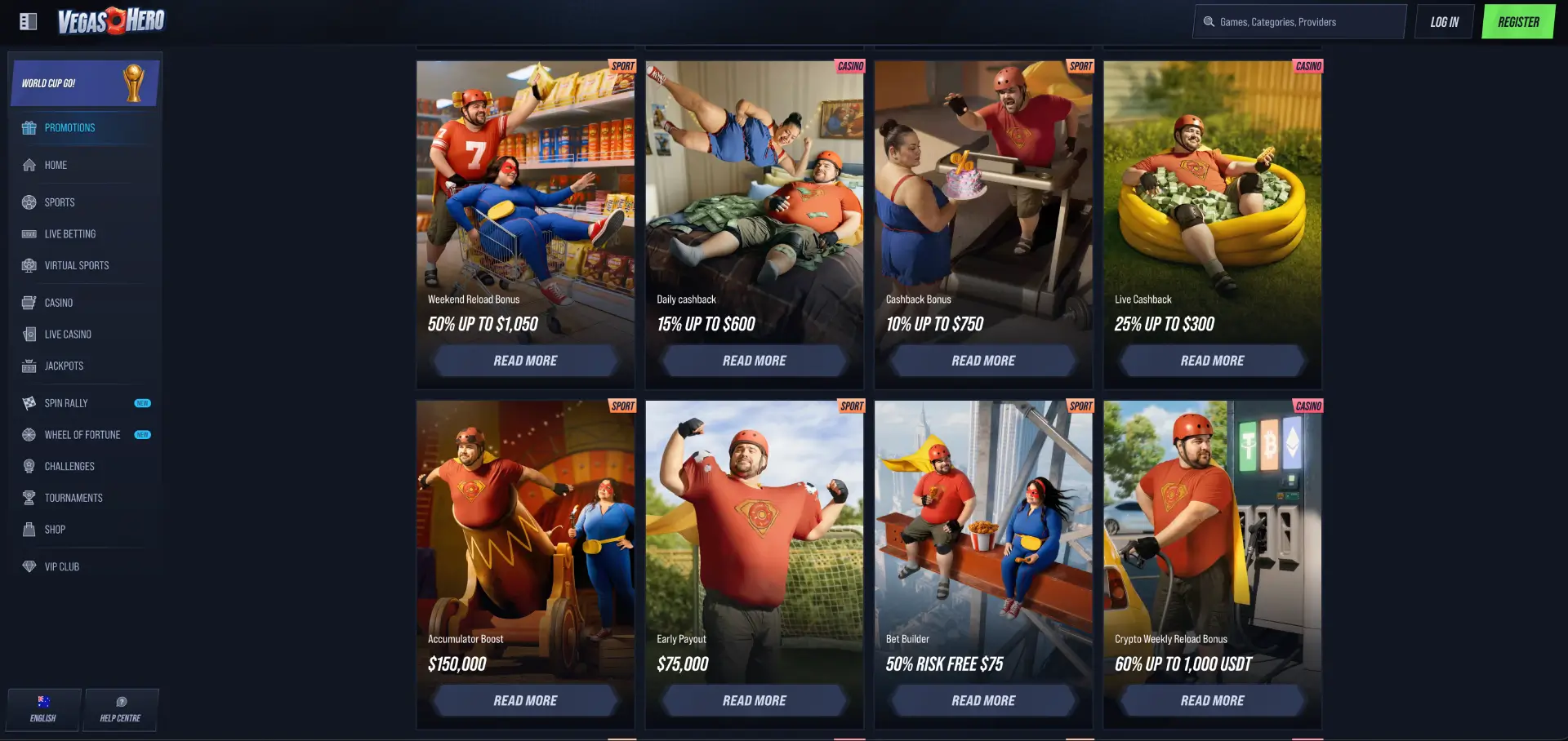 Vegas Hero bonus AUD 750 plus 200 free spins Vegas Hero bonus AUD 750 plus 200 free spins