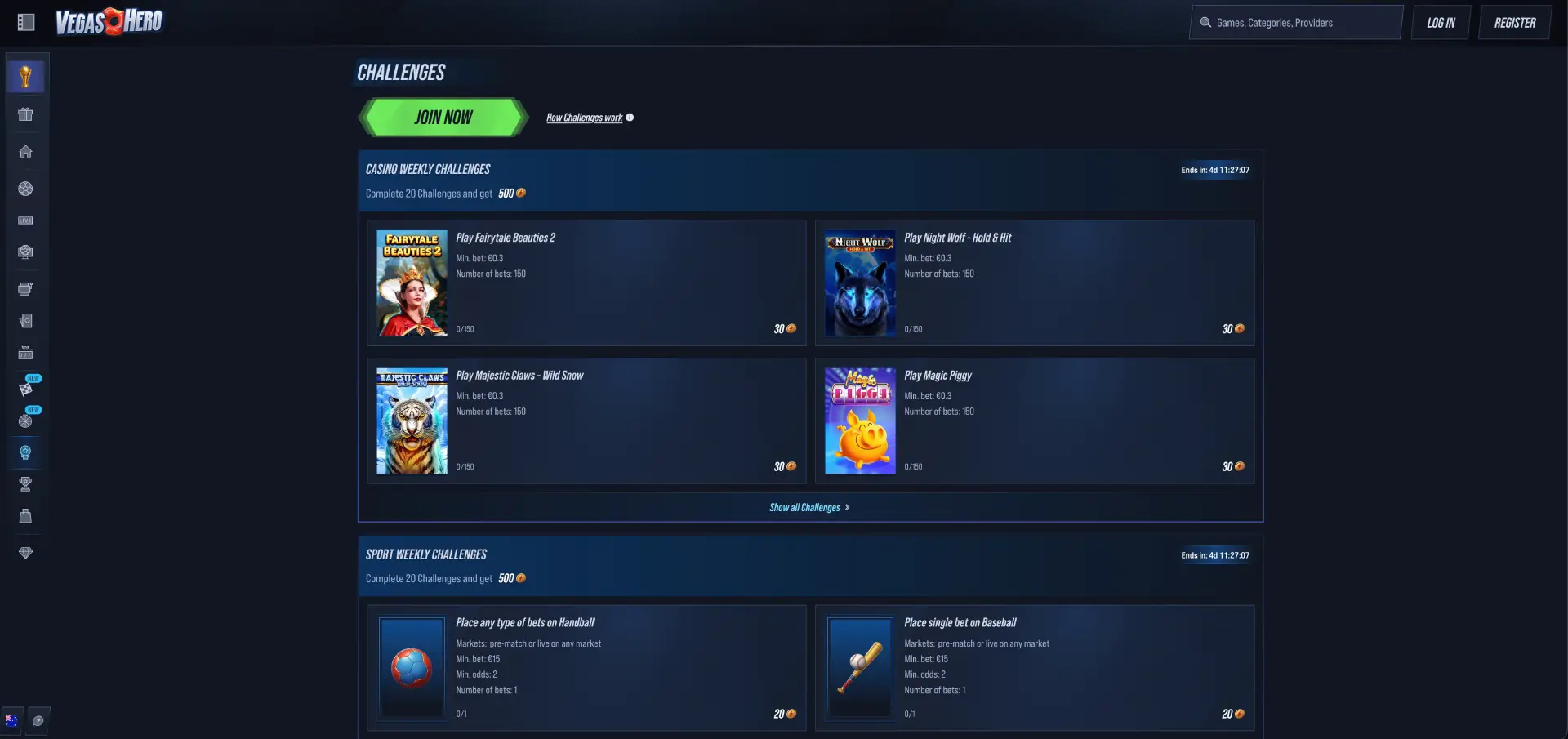 Vegas Hero pokies and casino games Vegas Hero pokies and casino games